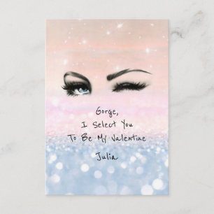 Marilyn Monroe Pink Blu Valentine Love Declaration Invitation