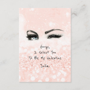 Marilyn Monroe Valentine Love Declaration  Rose Invitation