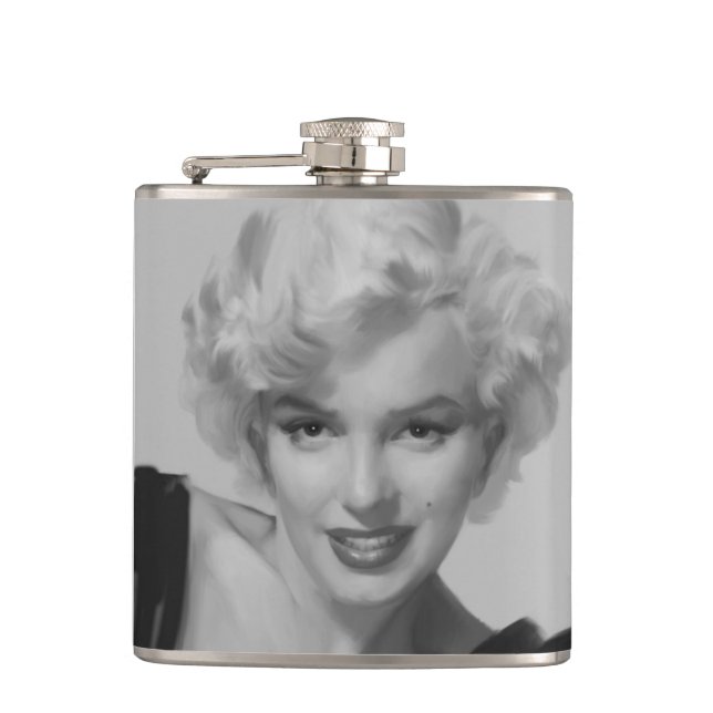 Marilyn the Look 2 Hip Flask (Front)