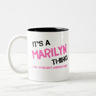 Marilyn thing you wouldn't understand T-Shirt Two-Tone Coffee Mug