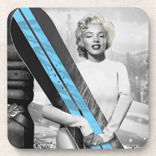 Marilyn's Snowboard Coaster (Front)