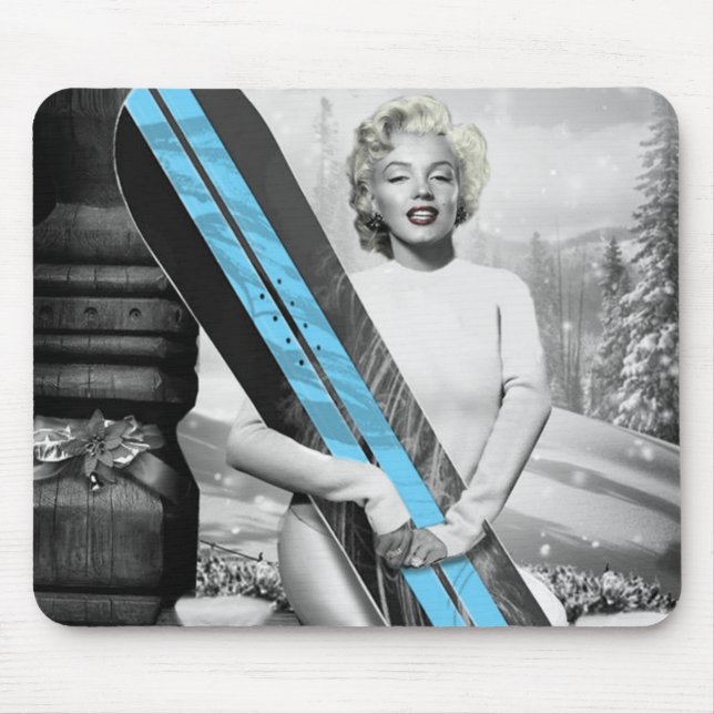 Marilyn's Snowboard Mouse Pad (Front)