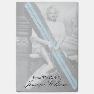 Marilyn's Snowboard Post-it Notes