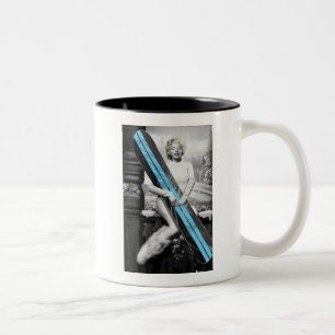 Marilyn's Snowboard Two-Tone Coffee Mug