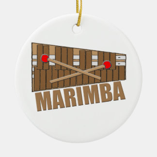 Marimba Ceramic Ornament