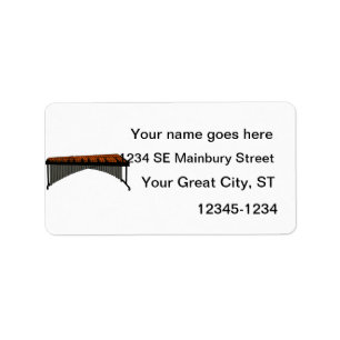 Marimba Design Graphic 1 Label