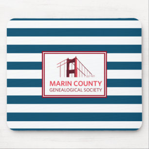 Marin County Genealogy Logo Mouse Pad