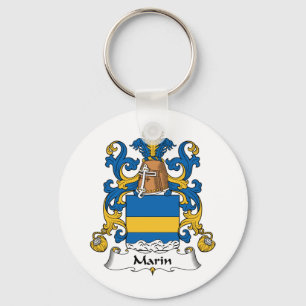 Marin Family Crest Keychain