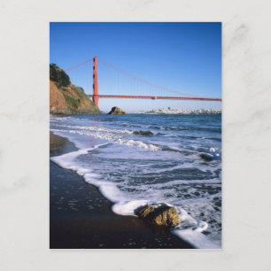 Marin Headlands, Golden Gate Bridge; San Postcard
