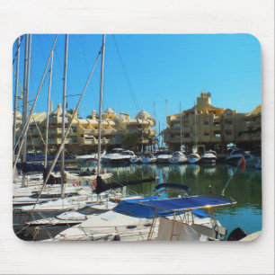 Marina at Benalmadena, Spain Mouse Pad