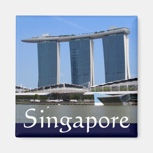 marina bay casino magnet (Front)