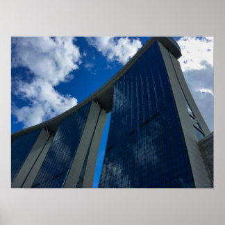 Marina Bay Sands Singapore Skyline Architecture Poster