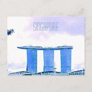 Marina Bay Sands Singapore travel Postcard