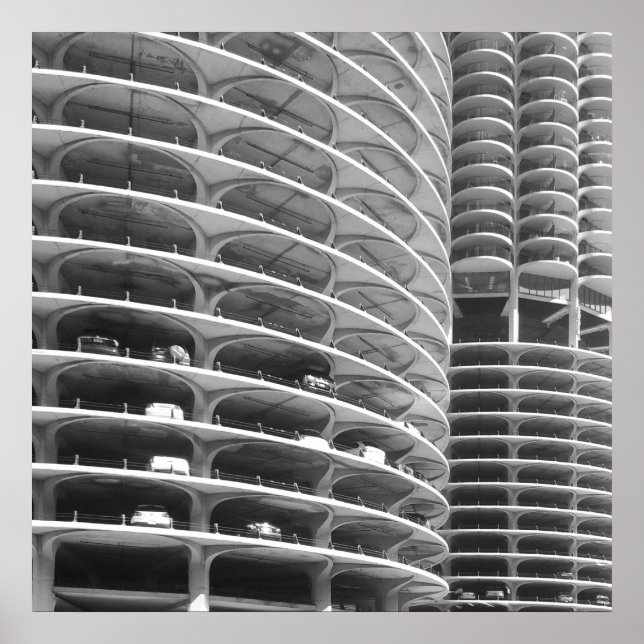 Marina City Chicago Poster (Front)