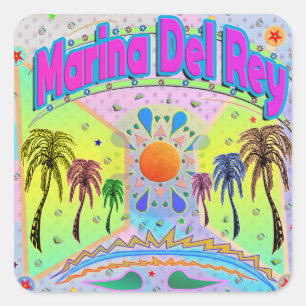 Marina Del Ray Calm Desire Sticker