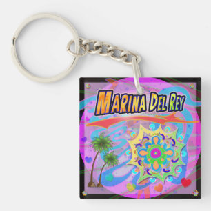 Marina Del Ray True Progress Keychain