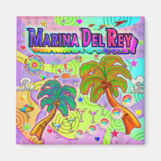 Marina Del Ray Vacation Target Magnet