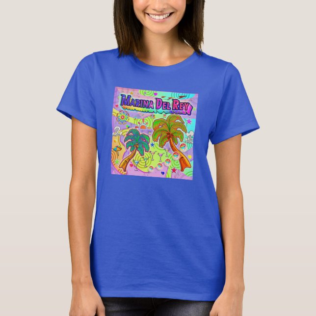 Marina Del Ray Vacation Target T-Shirt (Front)