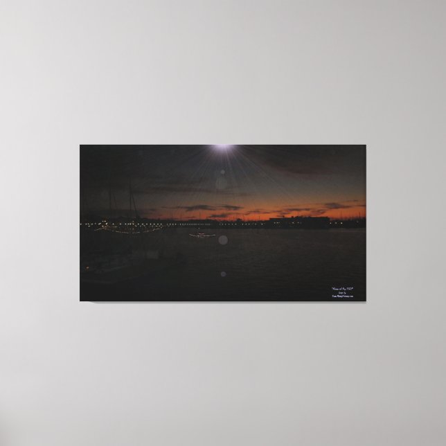 Marina del Rey 2012 Canvas Print (Front)