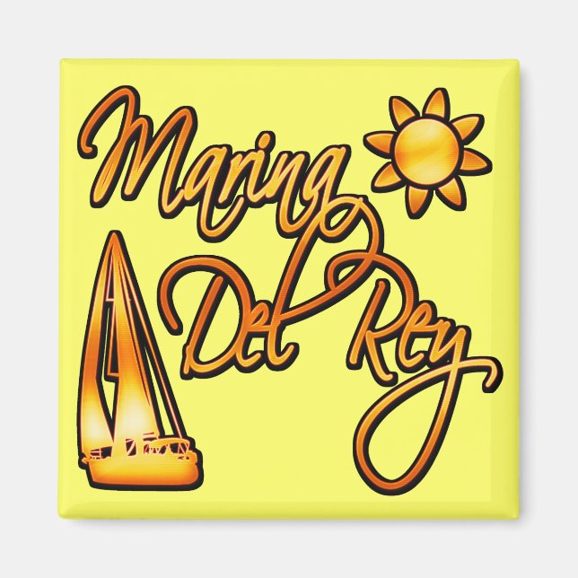 Marina Del Rey Magnet (Front)