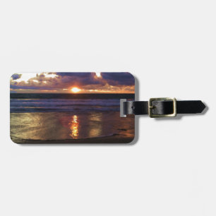 Marina del Rey Sunset Luggage Tag