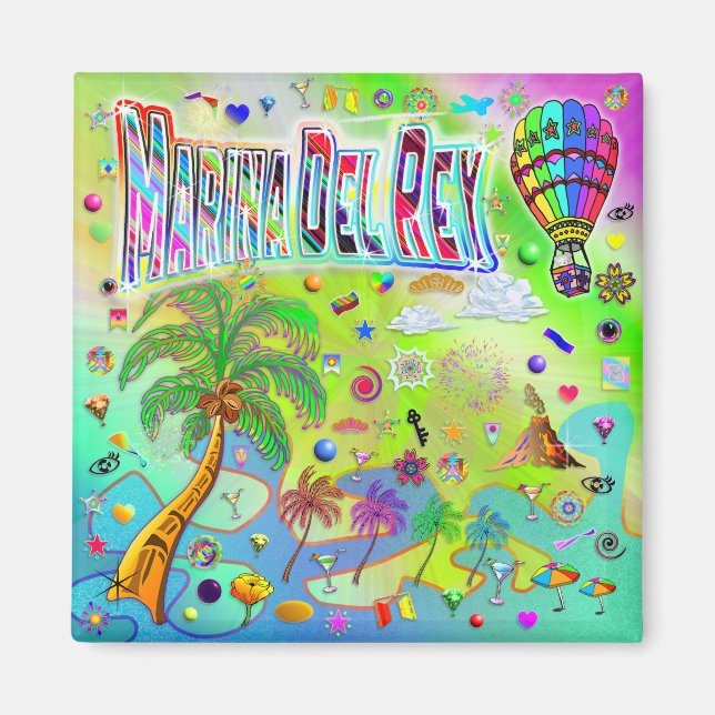 Marina Del Rey Timeless Melody Magnet (Front)