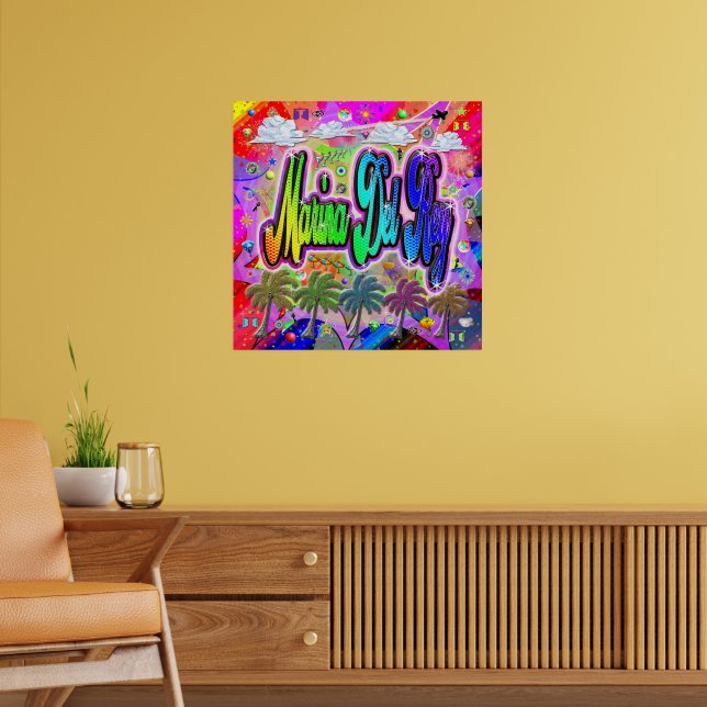 Marina Del Rey Vista Express Poster (Living Room 2)