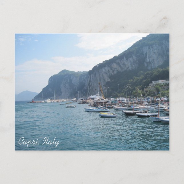 . Marina Grande, Capri, Italy Postcard (Front)