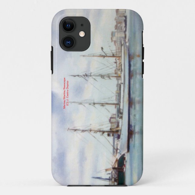 Marina/Mariña/Seascape Case-Mate iPhone Case (Back)