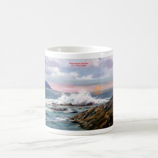 Marina/Mariña/Seascape Coffee Mug (Center)