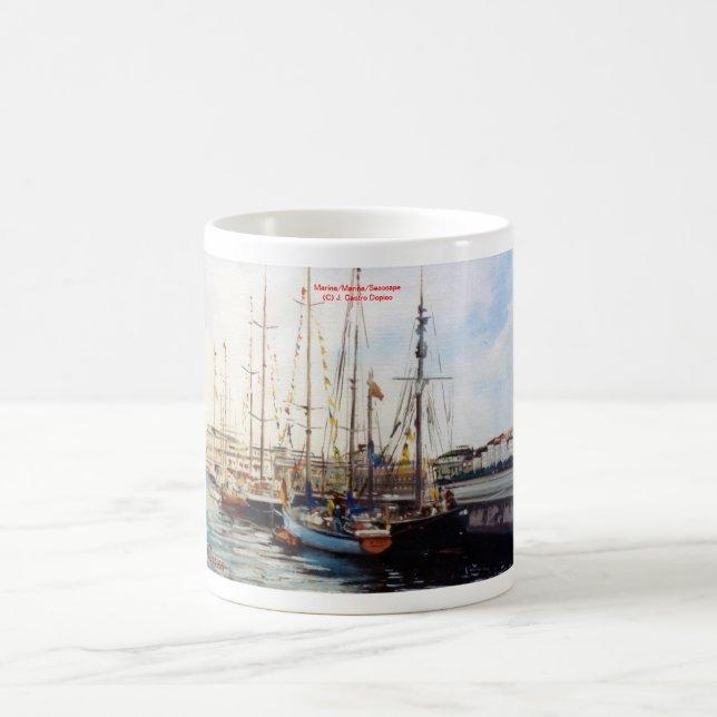 Marina/Mariña/Seascape Coffee Mug (Center)