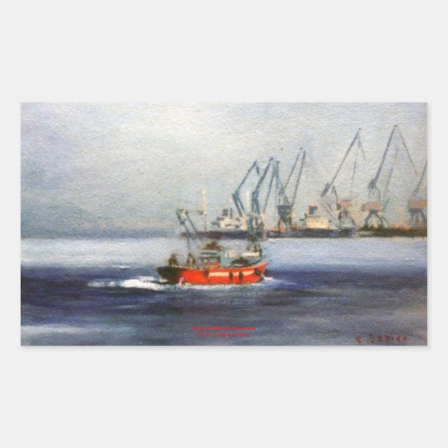 Marina/Mariña/Seascape Sticker (Front)