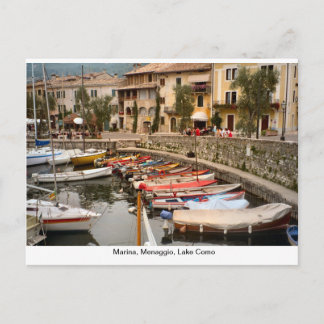 Marina, Menaggio, Lake Como 2 Postcard