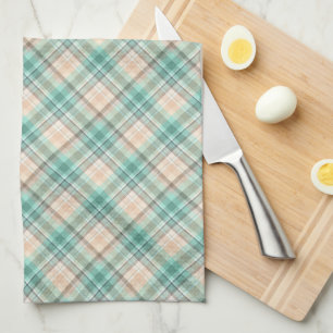 Marina Plaid On A Bias Kitchen Towel