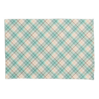 Marina Plaid On A Bias Pillowcase