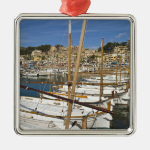 Marina, Port de Soller, West coast, Mallorca, Metal Ornament