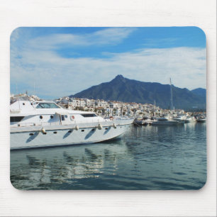 Marina, Puerto Banus, Spain Mouse Pad