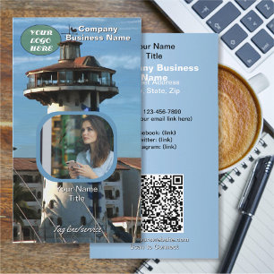 Marina Vallarta 0948 QR Code Business Card