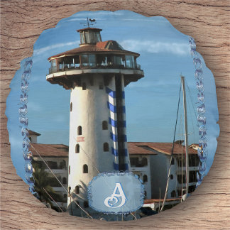 Marina Vallarta 0948 Round Pillow