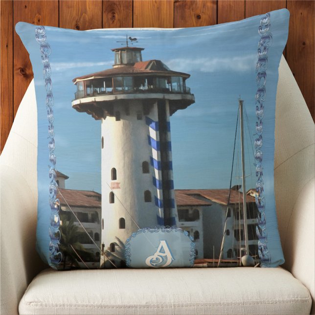 Marina Vallarta 0948 Throw Pillow (Creator Uploaded)