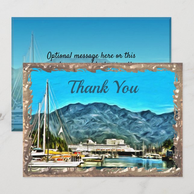 Marina Vallarta Thank You 0946 Card (Front/Back)