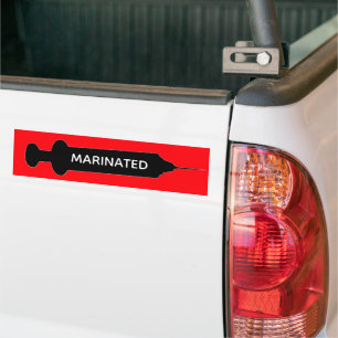 MARINATED BUMPER STICKER