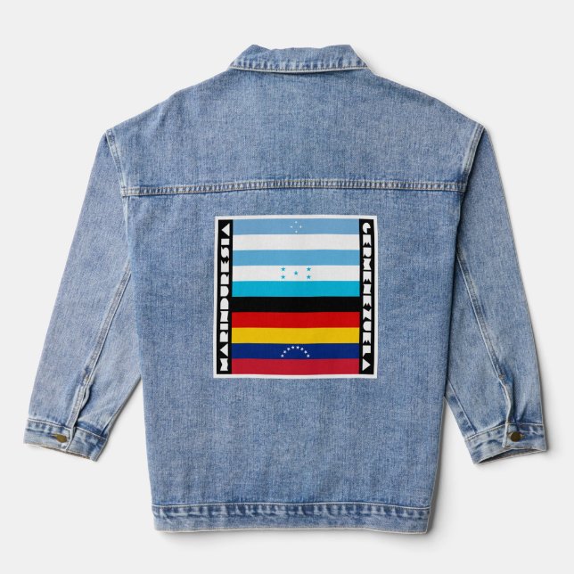 Marinduresia and Germenezuela Denim Jacket (Back)