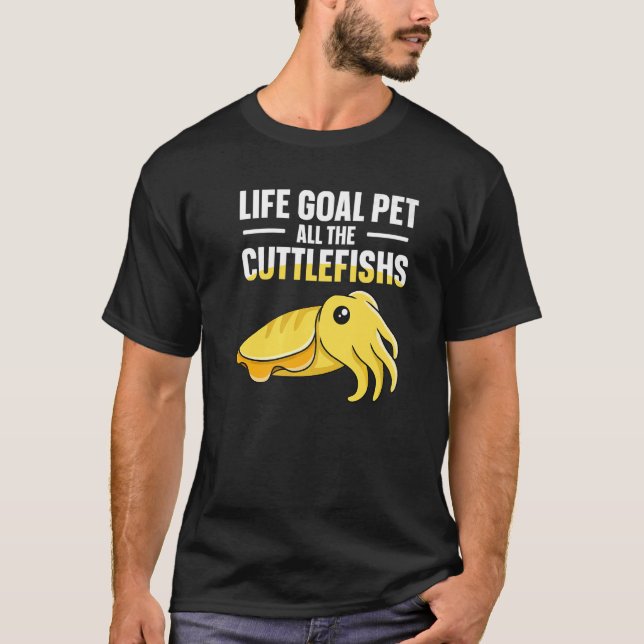 Marine Animals Cuttlefish for a Cuttlefish     3 T-Shirt (Front)