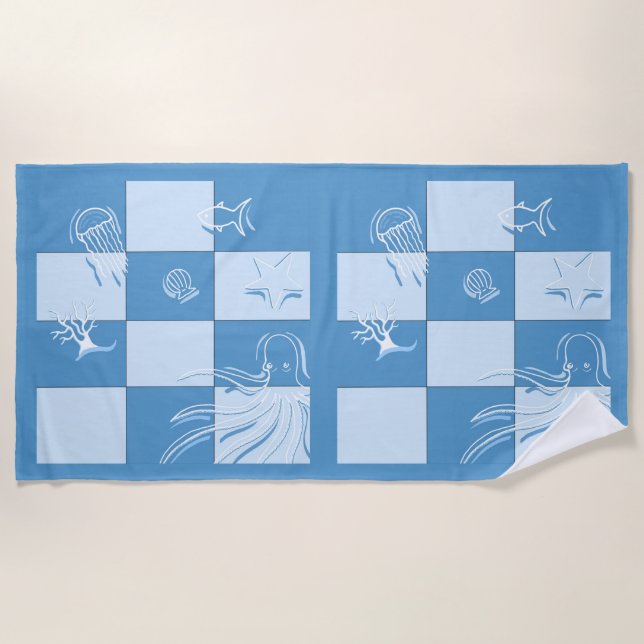 Marine Beach Towel (Front)