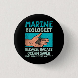 Marine Biologist 1 Inch Round Button