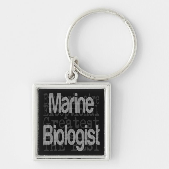 Marine Biologist Extraordinaire Keychain (Front)