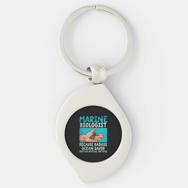 Marine Biologist Keychain (Front)