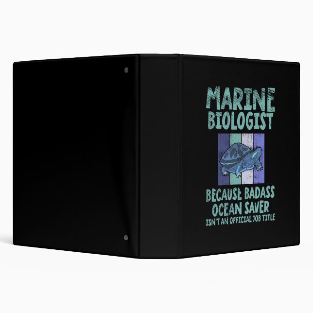 Marine Biologist Marine Biology Binder (Background)