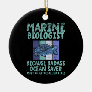 Marine Biologist Marine Biology Ceramic Ornament